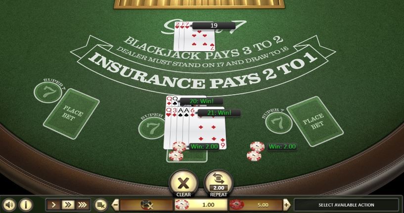 Playing Blackjack at online casino