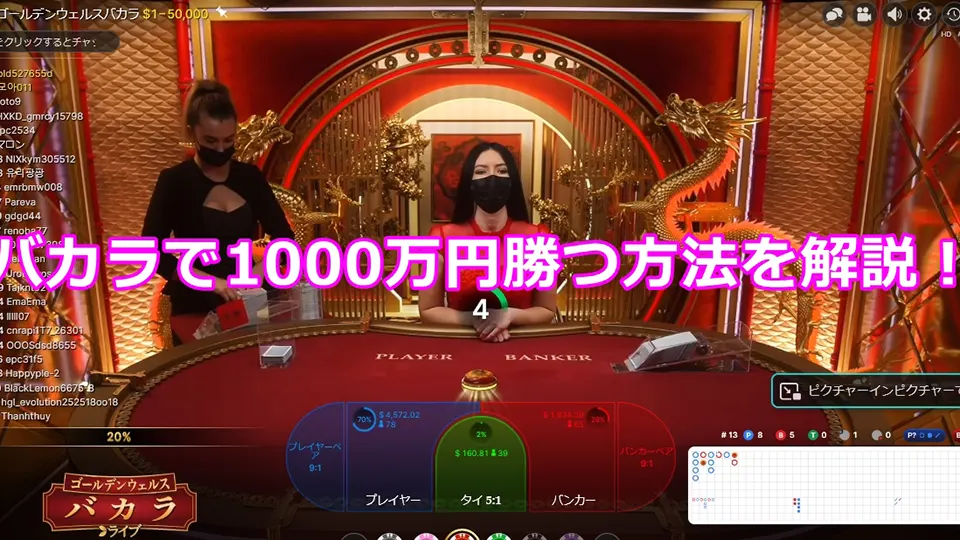 バカラ オンライン ゲーム